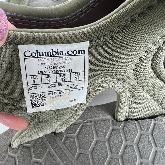 Columbia Riptide II Hiking Sandals Men's 9 Brown Low Adjustable Strap YM5363-255 - Picture 9 of 9